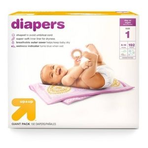 NEW Size 1 diapers --192 ct
